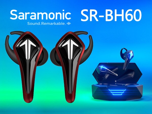 SARAMONIC SR-BH60 wireless gaming earphones coming 