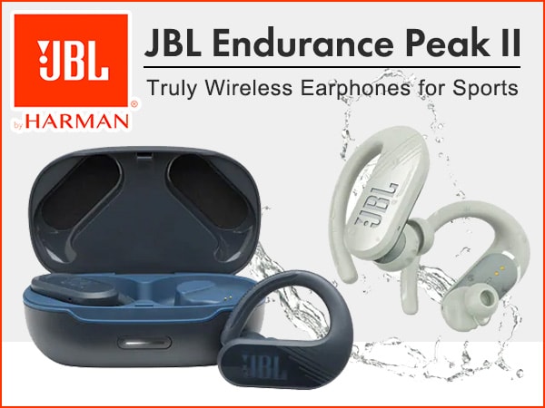 JBL / ENDURANCE PEAK II truly wireless earphones for sports released