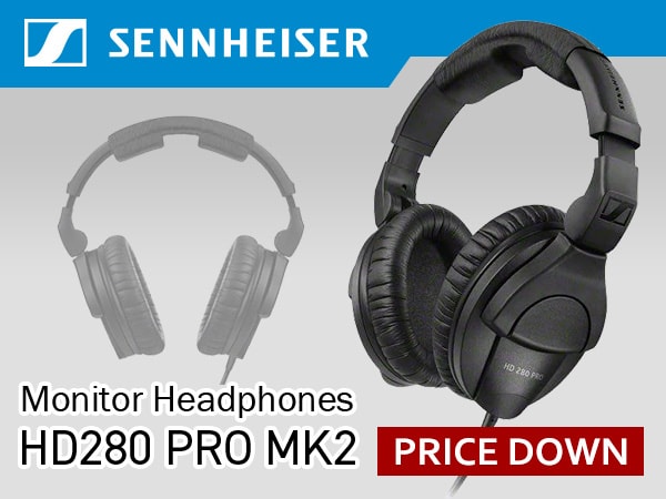 SENNHEISERモニターヘッドホンHD280PRO MKIIを期間限定値下げ！