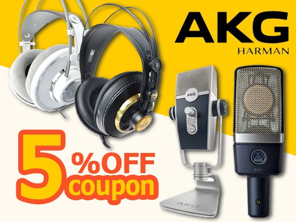 Limited Time Only! Popular AKG Products 5% OFF Coupon