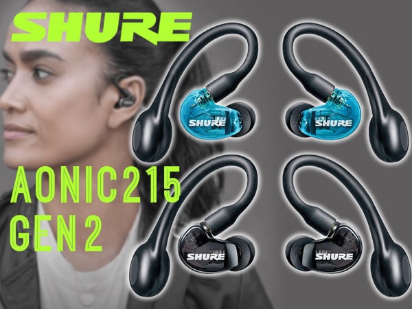 Introducing the 2nd generation model of the completely wireless earphone SHURE / AONIC215!