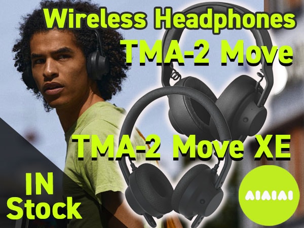 AIAIAI latest wireless headphones TMA-2 Move Wireless, TMA-2 Move XE Wireless in stock!