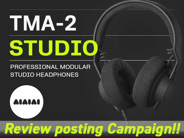 AIAIAI monitor headphones review posting campaign