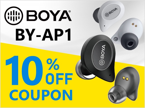 BOYA / BY-AP1 true wireless earphone 10% OFF coupon!
