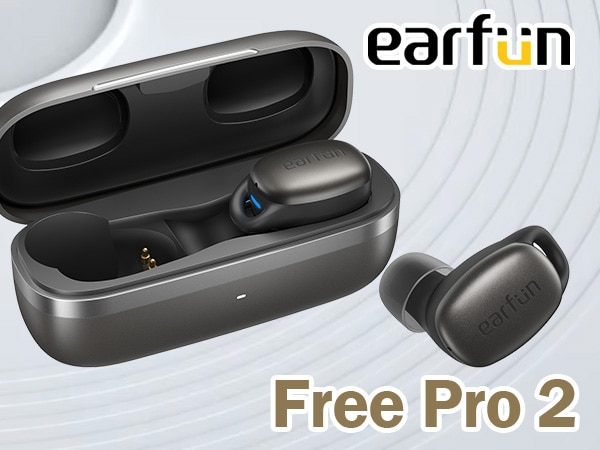 EarFunより、ノイズキャンセル搭載ワイヤレスイヤホンFree Pro 2発売