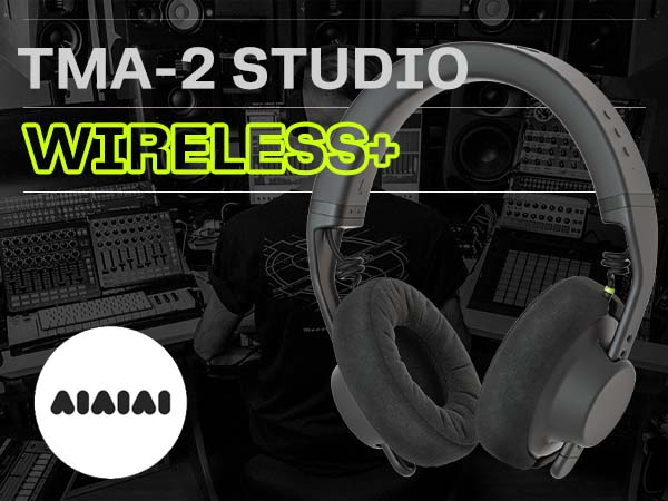 TMA-2 Studio Wireless +, a wireless monitor headphone from AIAIAI, is now available!