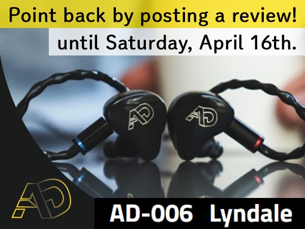 [Extended period of campaign] Ambient Dynamics Canal type earphone 