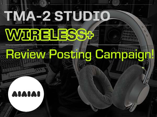 AIAIAI Headphones TMA-2 Studio Wireless + Review Posting Campaign!