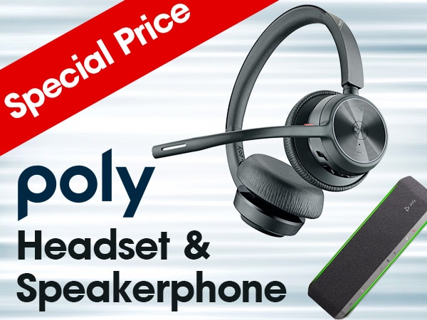Poly headset & speakerphone special price for a limited time!