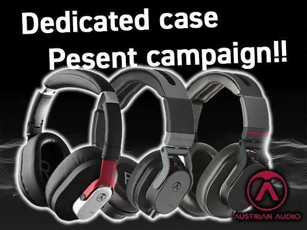 Dedicated case present campaign for Austrian Audio headphones
