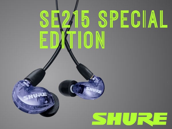 SHURE releases a new color of SE215 popular in-ear earphones!