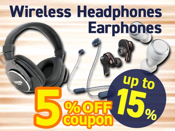 Up to 15% Saving! Wireless Headphones/Earphones 5% OFF Coupon!