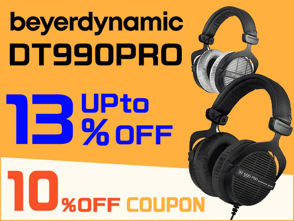 Up to 13% back! beyerdynamic DT990PRO series 10% off coupon!