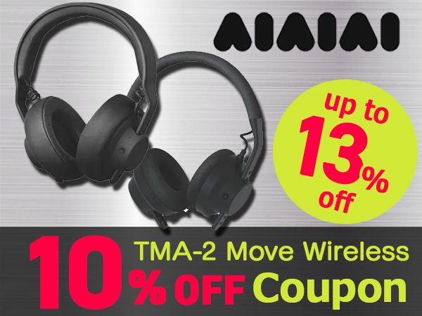 Get up to 13% off on AIAIAI's "TMA-2 Move Wireless" with a 10% discount coupon!