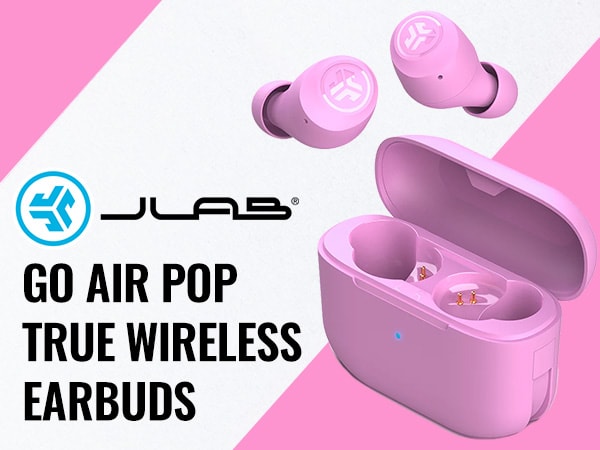 JLABの完全ワイヤレスイヤホン「GO AIR POP TRUE WIRELESS EARBUDS」に新色登場！
