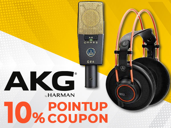 AKG products, 10% up in point coupon!