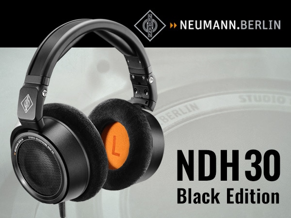 NEUMANN introduces a new "Black Edition" color for its NDH 30 open-back monitor headphones!