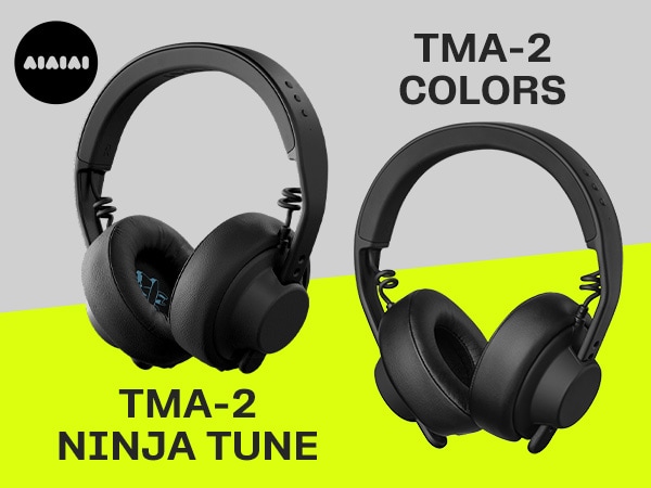 AIAIAI's TMA-2 NinjaTune and TMA-2 Colors wireless headphones are on sale for a limited time!