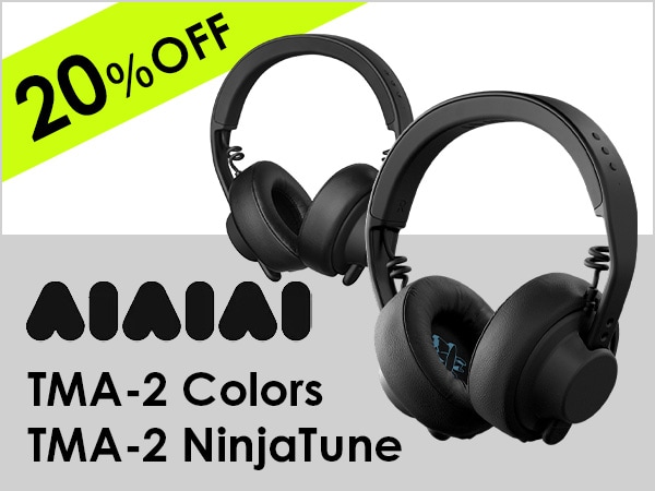 新生活応援セール！AIAIAIのワイヤレスヘッドホン「TMA-2 NinjaTune」「TMA-2 Colors」が20％OFF！