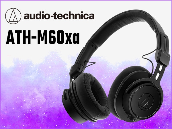 ATH-M60xa closed-back monitor headphones from audio-technica!
