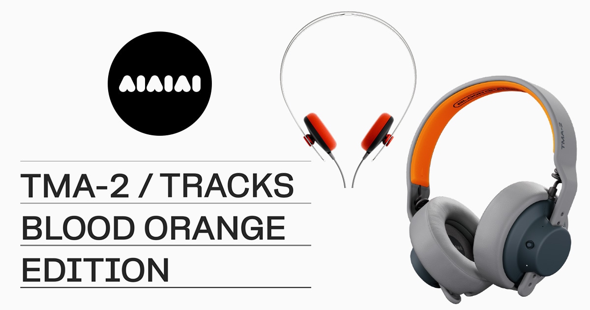 AIAIAI、Blood Orangeと限定モデルのヘッドホンを発売｜サウンドハウス