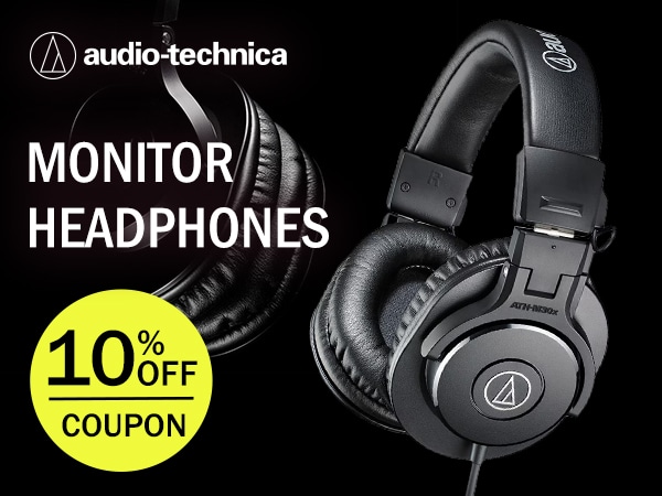 audio technica モニターヘッドホン 10％OFFクーポン！
