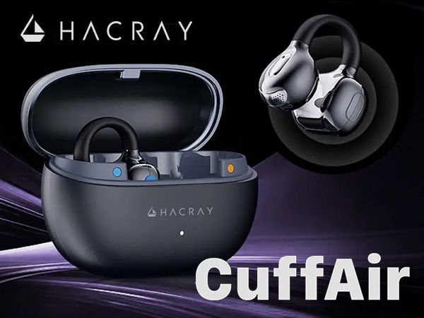 HACRAY Launches CuffAir, an Ear-Cuff Style Wireless Earphone!