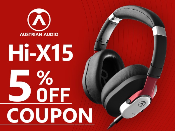Austrian Audio Hi-X15 5％OFFクーポン！