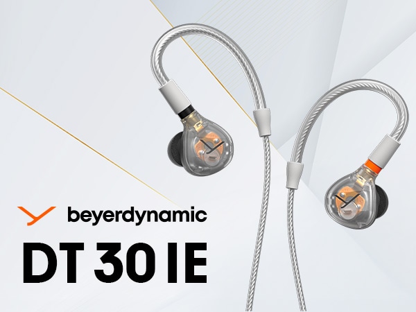 【新製品】beyerdynamicからプロ仕様の本格IEM「DT 30 IE」登場！