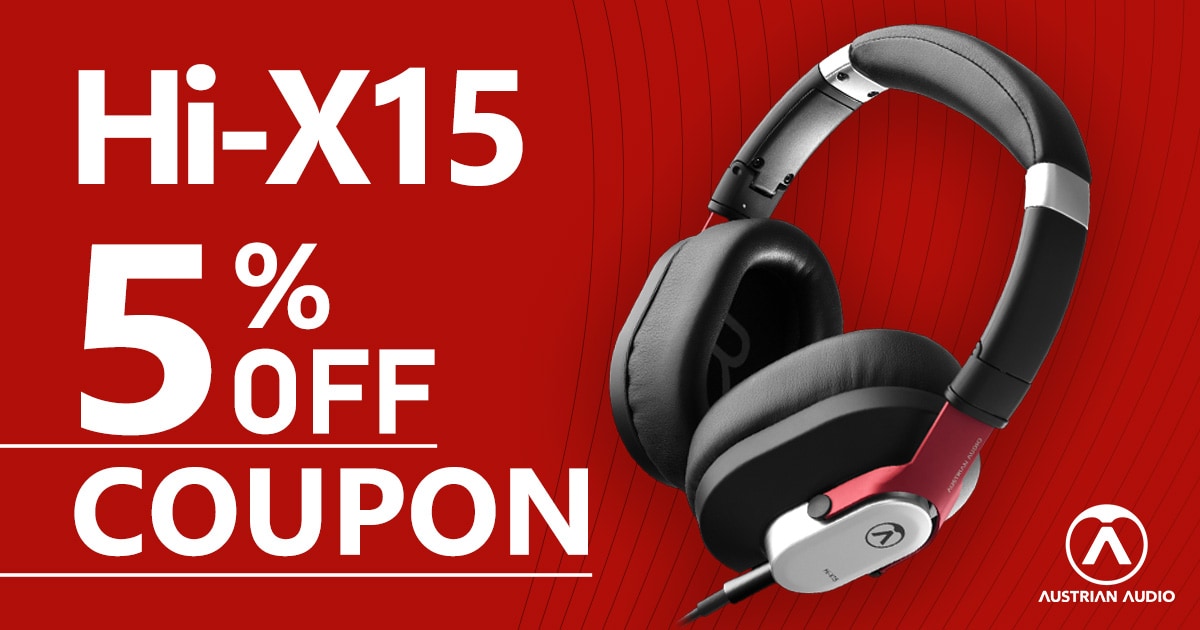 Austrian Audio Hi-X15 5％OFFクーポン！｜サウンドハウス