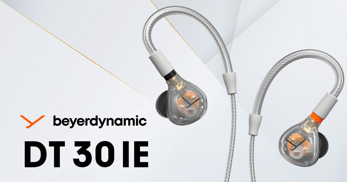 新製品】beyerdynamicからプロ仕様の本格IEM「DT 30 IE」登場