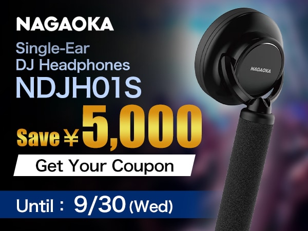 Save ¥5,000 on the NAGAOKA "NDJH01S" Single-Ear DJ Headphones!