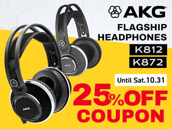 25% Off Coupon for AKG Flagship Headphones: K812 and K872!