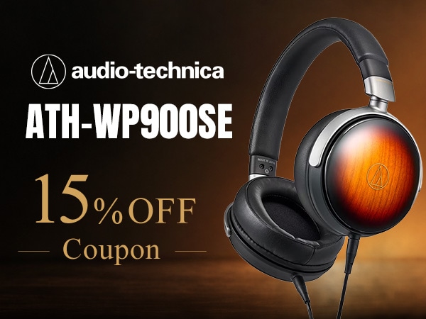 15% Off Coupon Available for Audio-Technica’s Premium ATH-WP900SE Wooden Headphones!