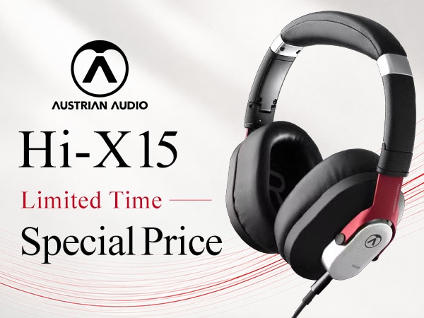 Austrian Audio "Hi-X15" Closed-Back Monitor Headphones - Special Price for a Limited Time, While Supplies Last!