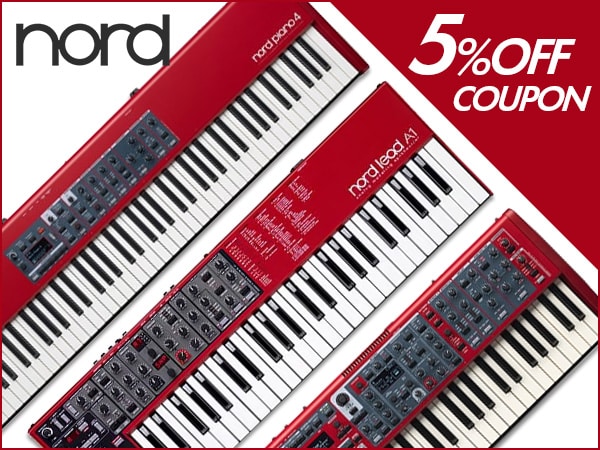 NORDキーボード5%OFFクーポン！