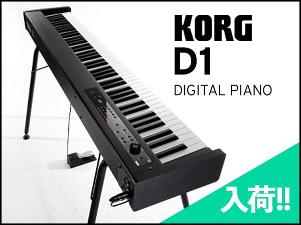 KORGの人気電子ピアノ「D1」入荷！