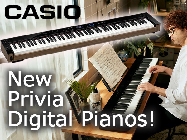 CASIO Releases Three New Privia Digital Pianos!