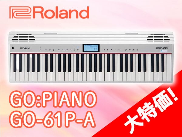 【数量限定】Rolandキーボード「GO-61P-A」大特価！