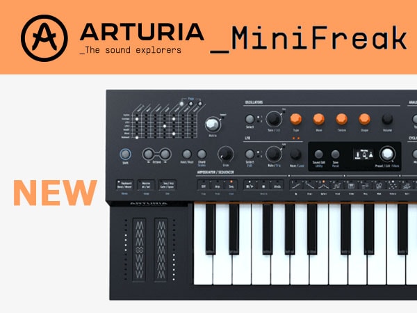 New hybrid synthesizer MiniFreak  from ARTURIA!
