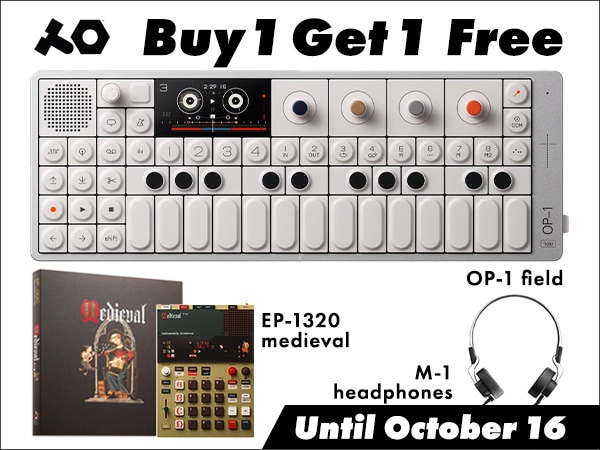 Teenage Engineering Buy-One-Get-One Free: Autumn Medieval Festival Sale!
