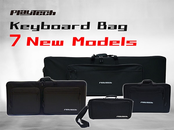 New from PLAYTECH: Seven Keyboard Bag Models!