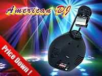 バレルタイプミラースキャンAMERICAN DJ ACCUROLLER250を数量限定のプライスダウン！
