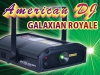 GREENとPURPLEのLASERが生み出す光のシンフォニー、GALAXIAN ROYALE待望の入荷！