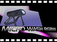 AMERICAN DJ LEDウォッシャーMICRO WASH RGBWの動画をアップしました。