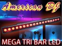 3Wの高光度LEDを採用したAMERICAN DJ / MEGA TRI BAR LED