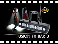AMERICAN DJ: LEDエフェクト FUSION FX BAR3の動画をアップしました。