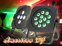 AMERICAN DJのLEDパーライトFlat Par QWH5、QWH12登場!!