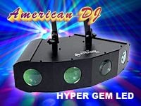 ライブ、クラブ、舞台のステージ照明に最適！！AMERICAN DJ/HYPER GEM LED
