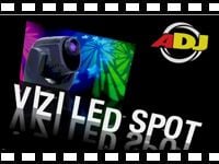 AMERICAN DJ ムービングヘッド VIZI LED SPOTの動画をアップしました。